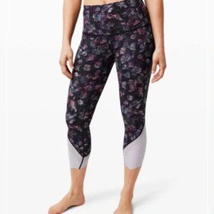 Lululemon Wunder Under Crop High Rise & Roll Down Scallop 23” Size 14